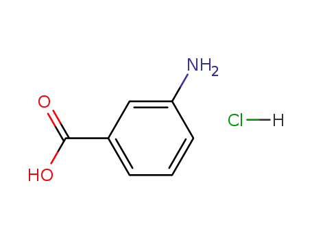 Molecular Structure of 15151-51-6 (3-AMINOBENZOIC ACID HYDROCHLORIDE)