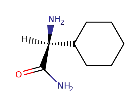 Molecular Structure of 127042-98-2 (L-(+)-cyclohexylglycine amide)