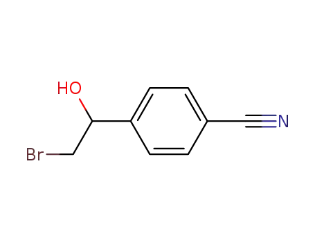 Molecular Structure of 85554-13-8 ((±)-4-(2-bromo-1-hydroxyethyl)benzonitrile)