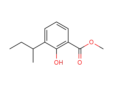 Benzoic acid, 2-hydroxy-3-(1-methylpropyl)-, methyl ester