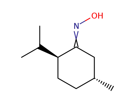 Cyclohexanone, 5-methyl-2-(1-methylethyl)-, oxime, (2S,5R)-