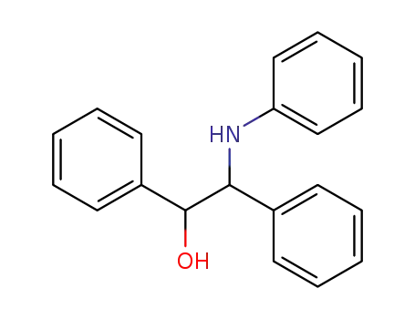 Molecular Structure of 82940-37-2 (1,2-diphenyl-2-(phenylamino)ethanol)