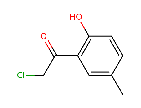 Ethanone, 2-chloro-1-(2-hydroxy-5-methylphenyl)- (9CI)