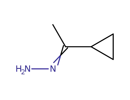 Ethanone, 1-cyclopropyl-, hydrazone