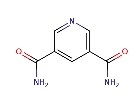 Molecular Structure of 4663-99-4 (pyridine-3,5-dicarboxamide)