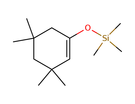 Molecular Structure of 143586-27-0 (Silane, trimethyl[(3,3,5,5-tetramethyl-1-cyclohexen-1-yl)oxy]-)