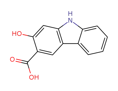 Molecular Structure of 14501-64-5 (2-HYDROXYCARBAZOLE-3-CARBOXYLIC ACID)