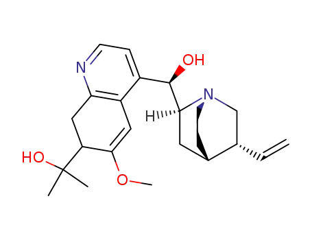 Molecular Structure of 124051-32-7 (7'-(2-hydroxyprop-2-yl)-7',8'-dihydroquinine)