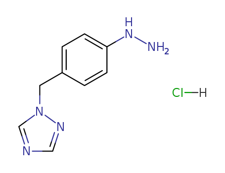 4-[(1,2,4-Triazole-1-yl)methyl]phenylhydrazine HCl