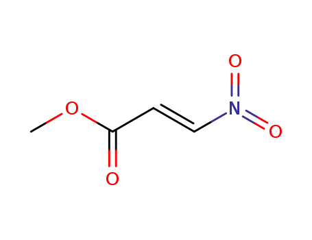 Molecular Structure of 52745-92-3 (2-Propenoic acid, 3-nitro-, methyl ester, (2E)-)