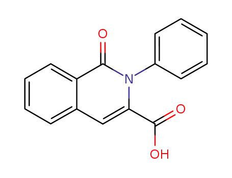 Molecular Structure of 412336-51-7 (1-oxo-2-phenyl-1,2-dihydro-isoquinoline-3-carboxylic acid)