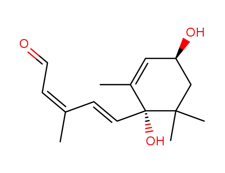 (2Z,4E)-5-<(1S,4S)-1,4-Dihydroxy-2,6,6-trimethyl-2-cyclohex-2-en-1-yl>-3-methylpenta-2,4-dienal