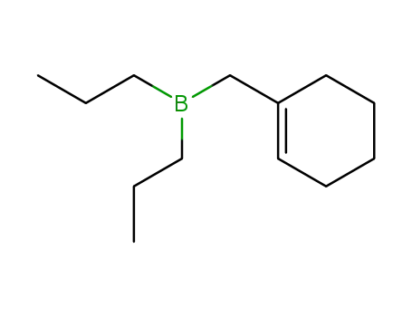 Molecular Structure of 103496-31-7 (Borane, (1-cyclohexen-1-ylmethyl)dipropyl-)