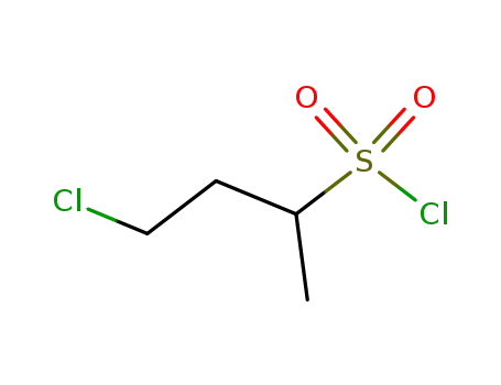 Molecular Structure of 13105-15-2 (4-chlorobutane-2-sulfonyl chloride)