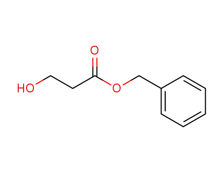 Molecular Structure of 14464-10-9 (benzyl 3-hydroxypropionate)
