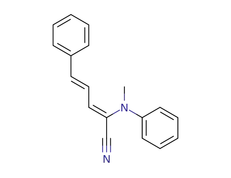 (2Z,4E)-2-(N-methylanilino)-5-phenyl-2,4-pentadienenitrile