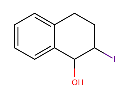 Molecular Structure of 90794-28-8 (2-iodo-1,2,3,4-tetrahydro-[1]naphthol)