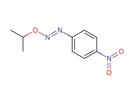 Molecular Structure of 58692-49-2 (isopropyl (E)-p-nitrophenylazo ether)