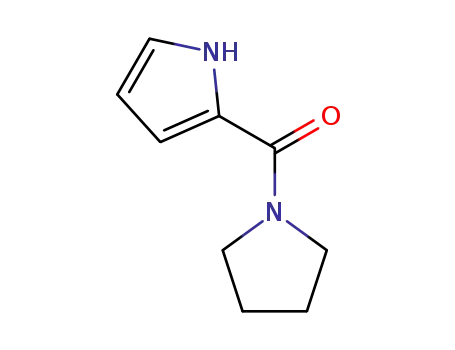 Molecular Structure of 203051-10-9 ((1H-pyrrol-2-yl)(pyrrolidin-1-yl)methanone)