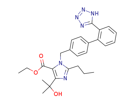 ethyl 1-((2'-(1H-tetrazol-5-yl)-[1,1'-biphenyl]-4-yl)methyl)- 4-(2-hydroxypropan-2-yl)-2-propyl-1H-imidazole-5-carboxylate