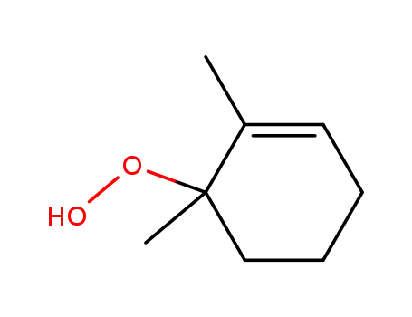Molecular Structure of 54683-52-2 (1,2-dimethyl-2-cyclohexen-1-yl hydroperoxide)