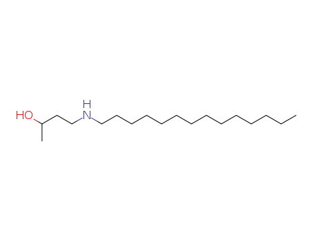 Molecular Structure of 143-26-0 (4-(tetradecylamino)butan-2-ol)