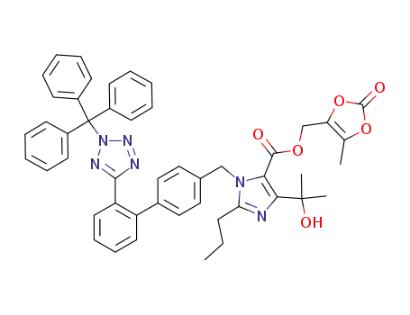 Molecular Structure of 1020157-01-0 (Trityl Olmesartan Medoxomil)