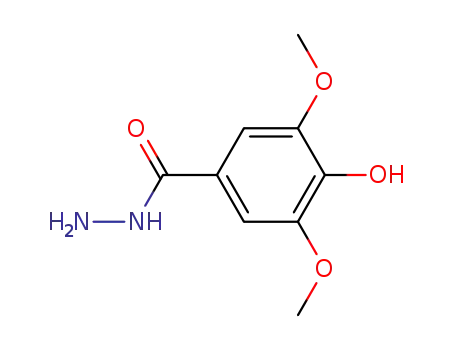 Molecular Structure of 1443-76-1 (3,5-DIMETHOXY-4-HYDROXYBENZHYDRAZIDE)
