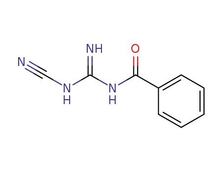 Molecular Structure of 7746-72-7 (N-[(E)-amino(cyanoamino)methylidene]benzamide)