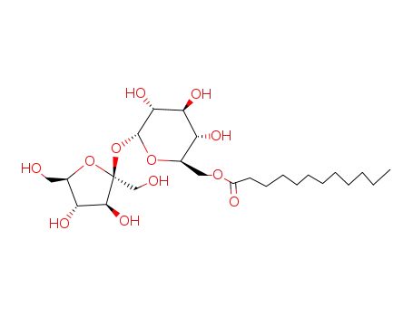 Molecular Structure of 13039-40-2 (6-O-sucrose monolaurate)