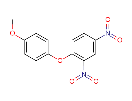 Molecular Structure of 2363-27-1 (Benzene, 1-(4-methoxyphenoxy)-2,4-dinitro-)