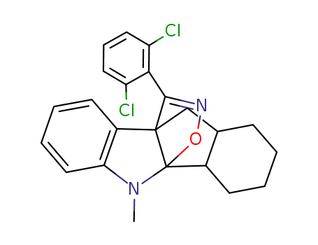 Molecular Structure of 137041-62-4 (indeno-isoxazolo-indole propellane)