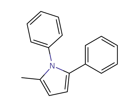 Molecular Structure of 3771-57-1 (2-methyl-1,5-diphenyl-1H-pyrrole)