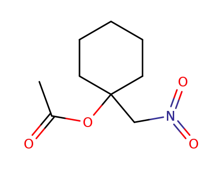 Molecular Structure of 3164-74-7 (1-(nitromethyl)cyclohexyl acetate)