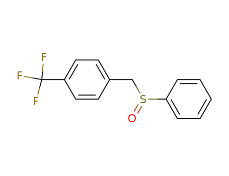 Benzene, 1-[(phenylsulfinyl)methyl]-4-(trifluoromethyl)-