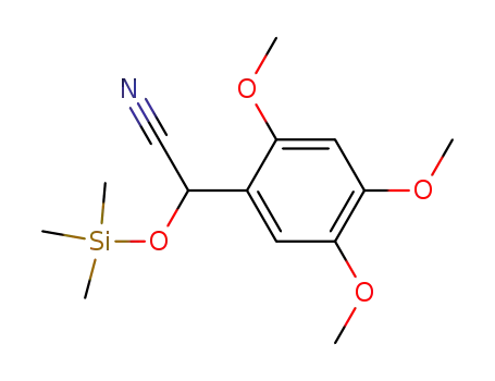 2,4,5-trimethoxybenzaldehyde O-(trimethylsilyl)cyanohydrin