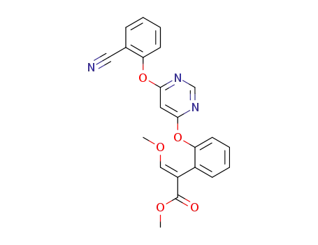 methyl (E)-2-[2-[6-(2-cyanophenoxy)pyrimidin-4-yl]oxyphenyl]-3-methoxy -prop-2-enoate