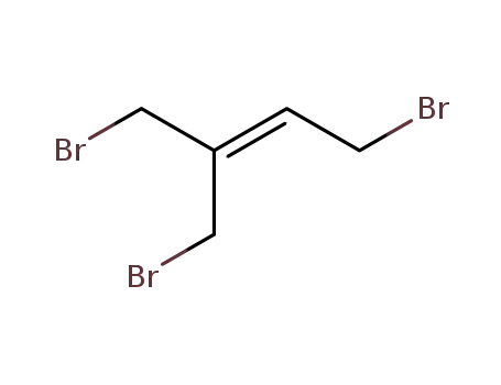 Molecular Structure of 83889-55-8 (1,4-dibromo-2-(bromomethyl)but-2-ene)