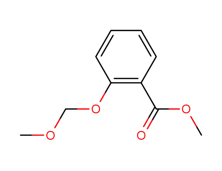 Molecular Structure of 27701-23-1 (Benzoic acid, 2-(methoxymethoxy)-, methyl ester)