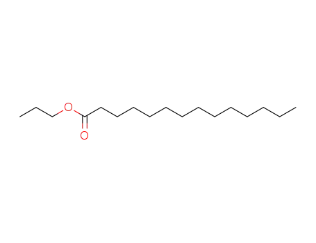 Molecular Structure of 14303-70-9 (MYRISTIC ACID PROPYL ESTER)