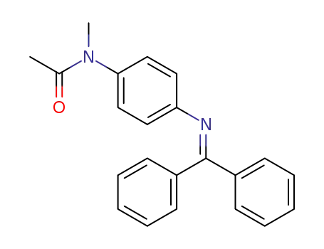 Molecular Structure of 1446428-13-2 (N-(4-((diphenylmethylene)amino)phenyl)-N-methylacetamide)