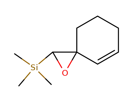 Molecular Structure of 63830-95-5 (Silane, trimethyl-1-oxaspiro[2.5]oct-4-en-2-yl-)