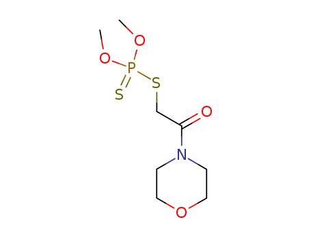 Phosphorodithioic acid,O,O-dimethyl S-[2-(4-morpholinyl)-2-oxoethyl] ester