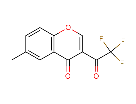 4H-1-Benzopyran-4-one, 6-methyl-3-(trifluoroacetyl)-