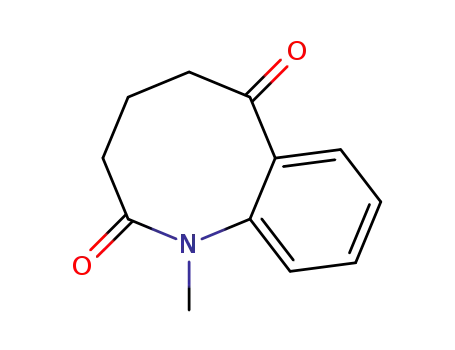 Molecular Structure of 55366-49-9 (1-Benzazocine-2,6(1H,3H)-dione, 4,5-dihydro-1-methyl-)