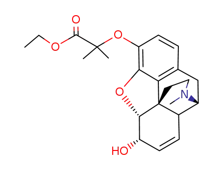 7,8-didehydro-4,5α-epoxy-3-(2-ethoxycarbonyl-2-propyloxy)-17-methylmorphinan-6α-ol