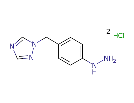 Molecular Structure of 212248-62-9 (1-(4-Hydrazinophenyl)methyl-1,2,4-triazole)