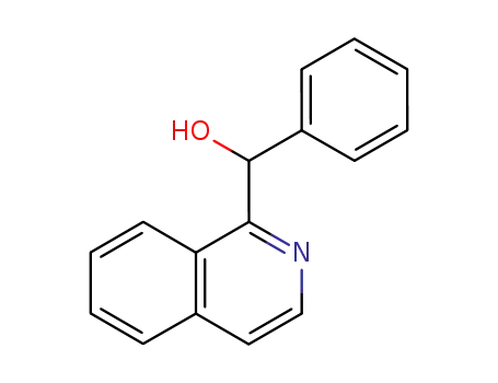 Molecular Structure of 10175-00-5 (ISOQUINOLIN-1-YL(PHENYL)METHANOL)