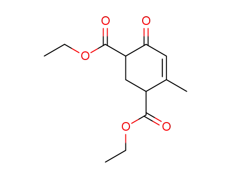 4-Cyclohexene-1,3-dicarboxylic acid, 4-methyl-6-oxo-, diethyl ester