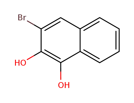 Molecular Structure of 61978-07-2 (3-bromo-1,2-dihydroxynaphthalene)